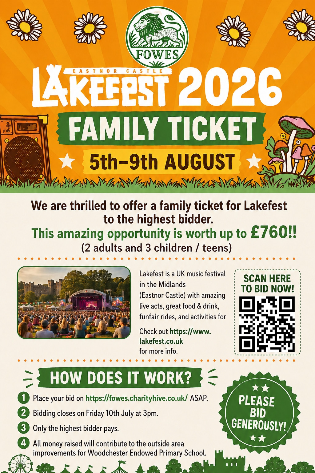 Lakefest Family Ticket Auction!