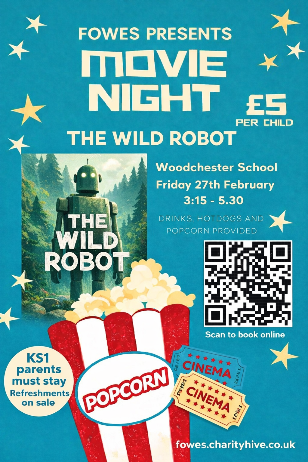 Movie night film reveal - The Wild Robot!