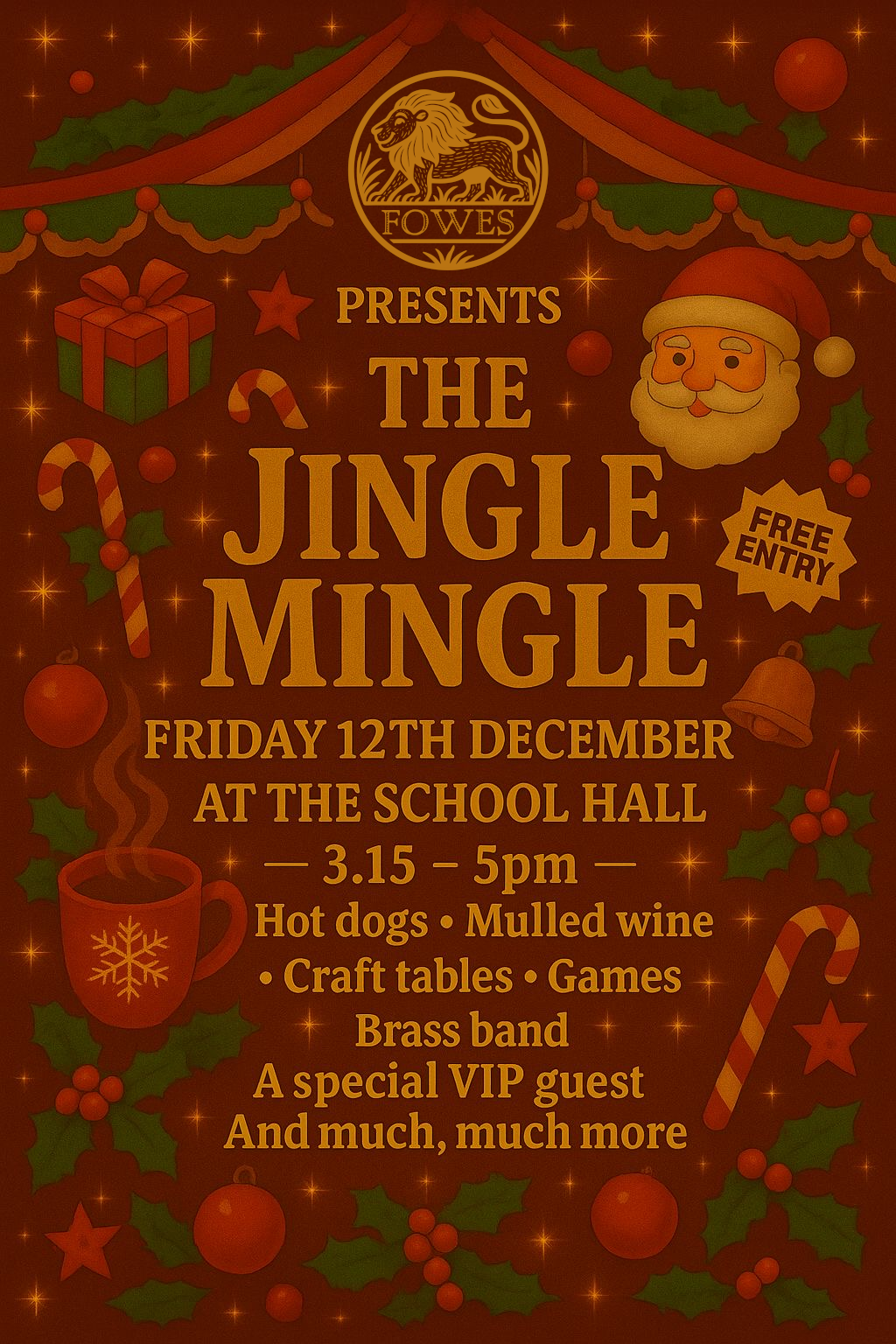 Jingle Mingle 12th December Save the Date!